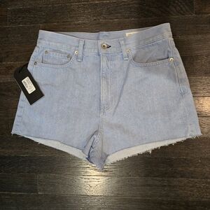 rag & bone Light Blue Justine Short - Denim Jean - SZ 29